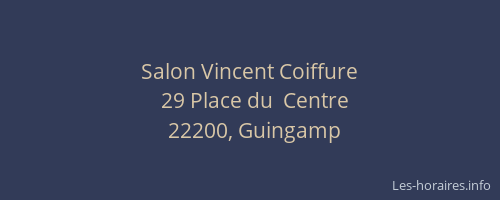 Salon Vincent Coiffure