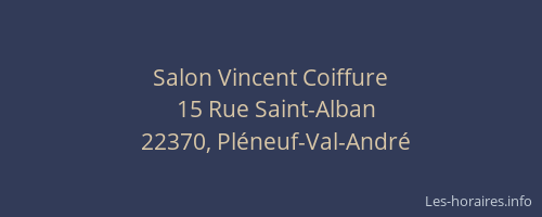 Salon Vincent Coiffure