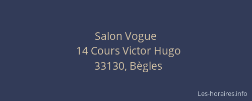 Salon Vogue