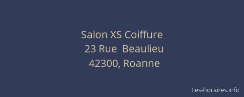 Salon XS Coiffure
