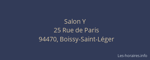 Salon Y