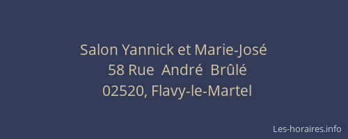 Salon Yannick et Marie-José