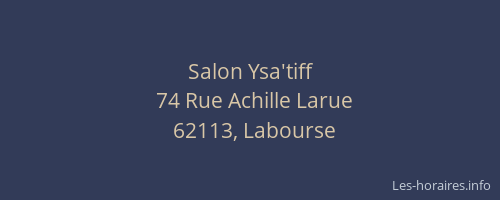 Salon Ysa'tiff