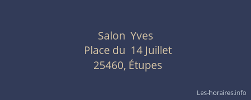 Salon  Yves