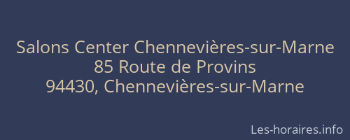 Salons Center Chennevières-sur-Marne