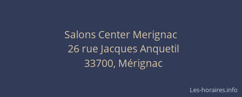 Salons Center Merignac