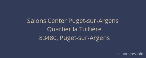 Salons Center Puget-sur-Argens