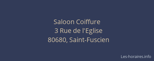 Saloon Coiffure