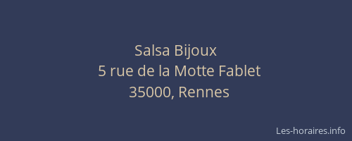 Salsa Bijoux