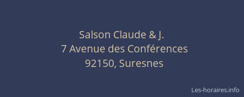 Salson Claude & J.