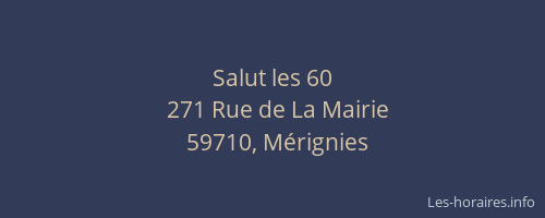 Salut les 60