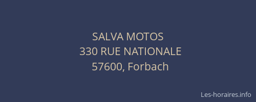 SALVA MOTOS