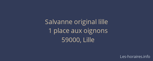 Salvanne original lille