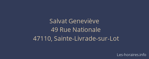 Salvat Geneviève