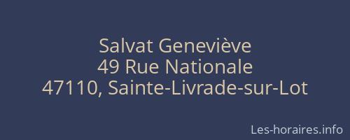 Salvat Geneviève