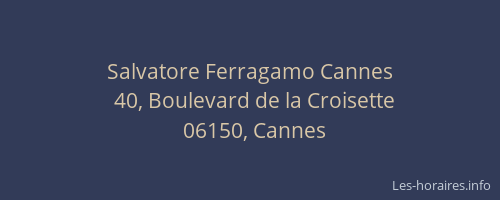 Salvatore Ferragamo Cannes