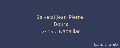 Salvetat Jean-Pierre