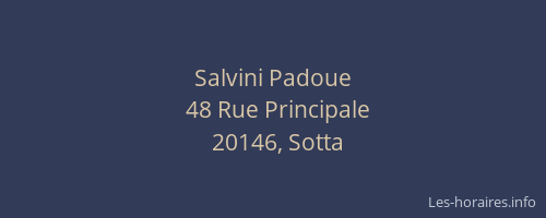 Salvini Padoue