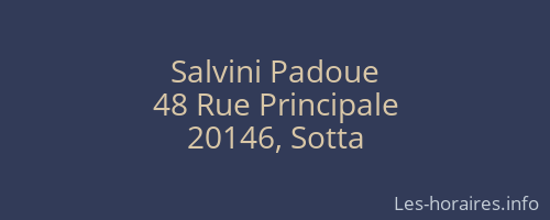 Salvini Padoue