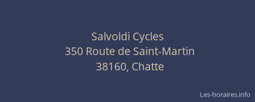 Salvoldi Cycles