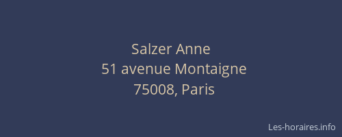 Salzer Anne
