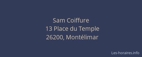 Sam Coiffure