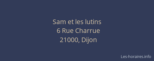 Sam et les lutins