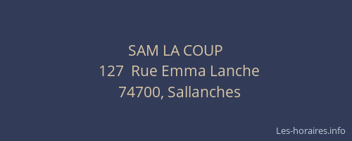SAM LA COUP