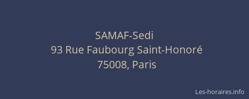 SAMAF-Sedi
