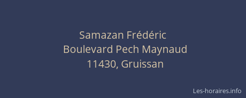 Samazan Frédéric
