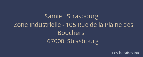 Samie - Strasbourg