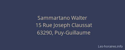 Sammartano Walter