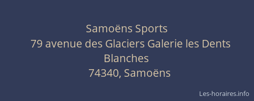 Samoëns Sports