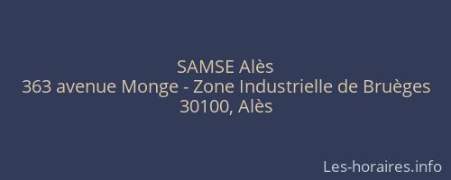 SAMSE Alès