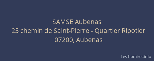 SAMSE Aubenas