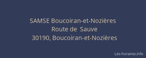 SAMSE Boucoiran-et-Nozières