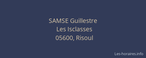 SAMSE Guillestre