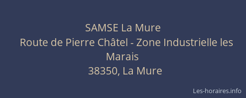 SAMSE La Mure