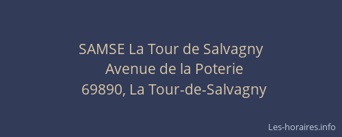SAMSE La Tour de Salvagny