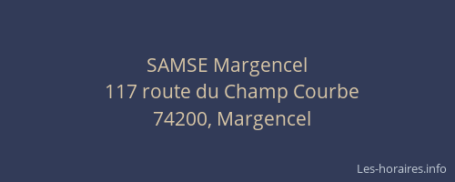 SAMSE Margencel