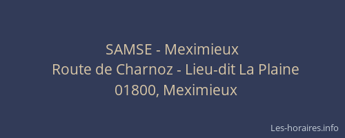 SAMSE - Meximieux