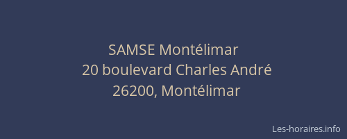 SAMSE Montélimar