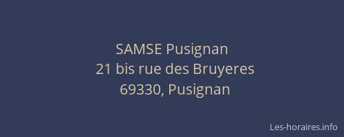 SAMSE Pusignan