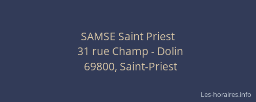SAMSE Saint Priest