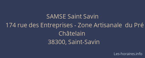 SAMSE Saint Savin