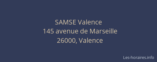 SAMSE Valence