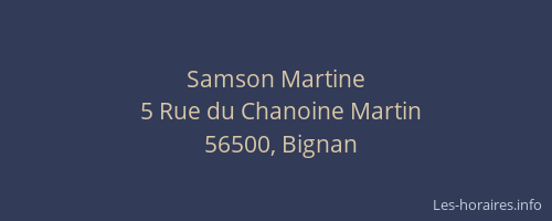 Samson Martine