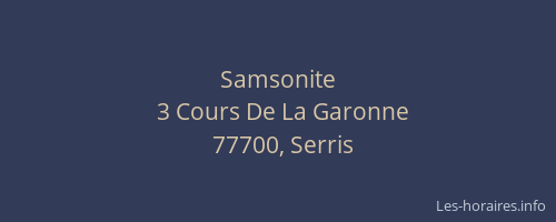 Samsonite