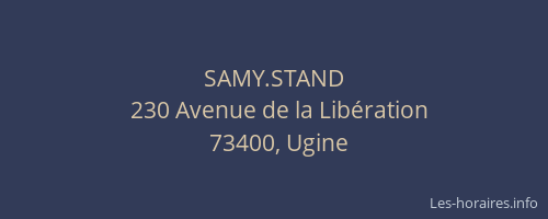 SAMY.STAND