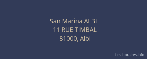 San Marina ALBI